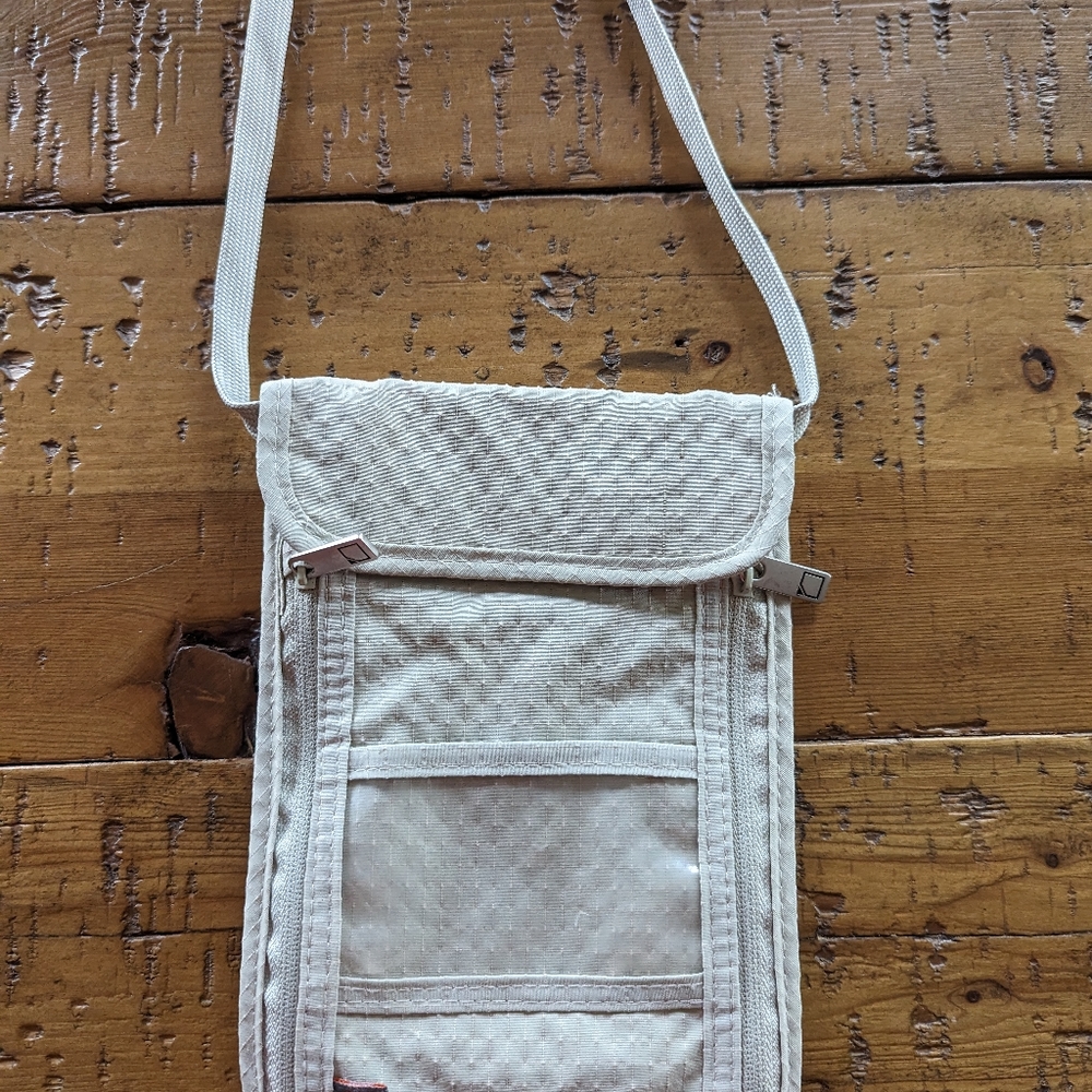 Travel wallet with neck strap